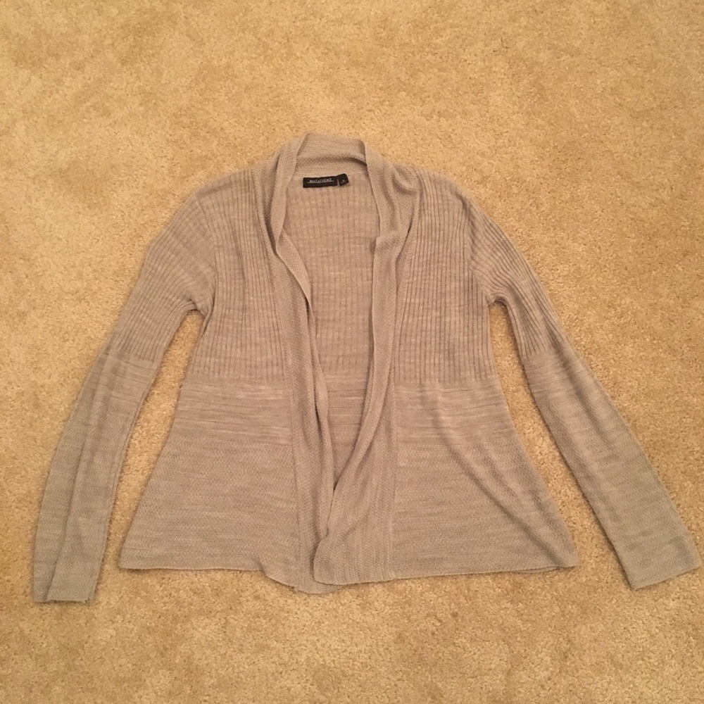 Notations 100% Acrylic open front cardigan